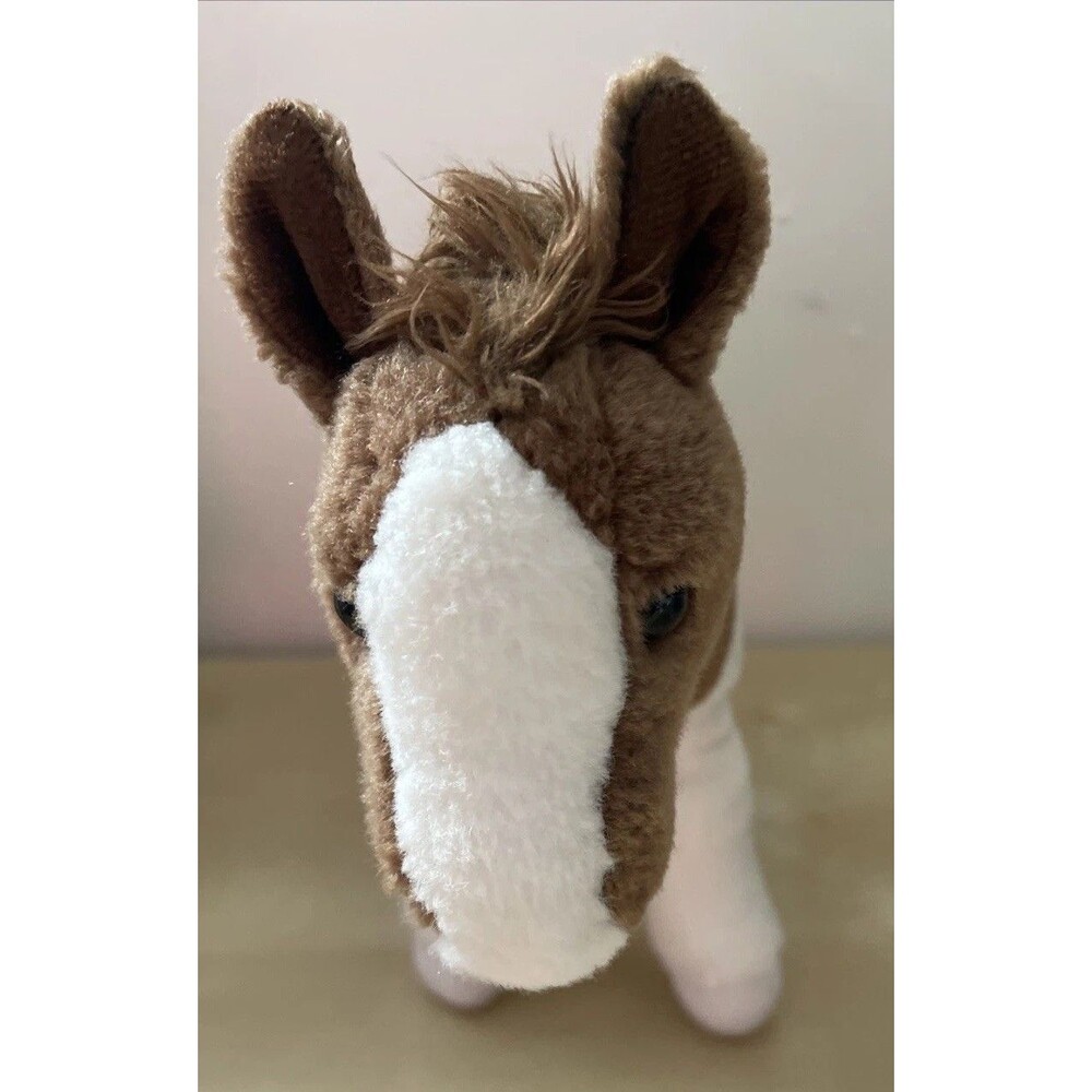 Aurora Miyoni Tots Horse Pony Brown White Plush Stuffed Animal Toy